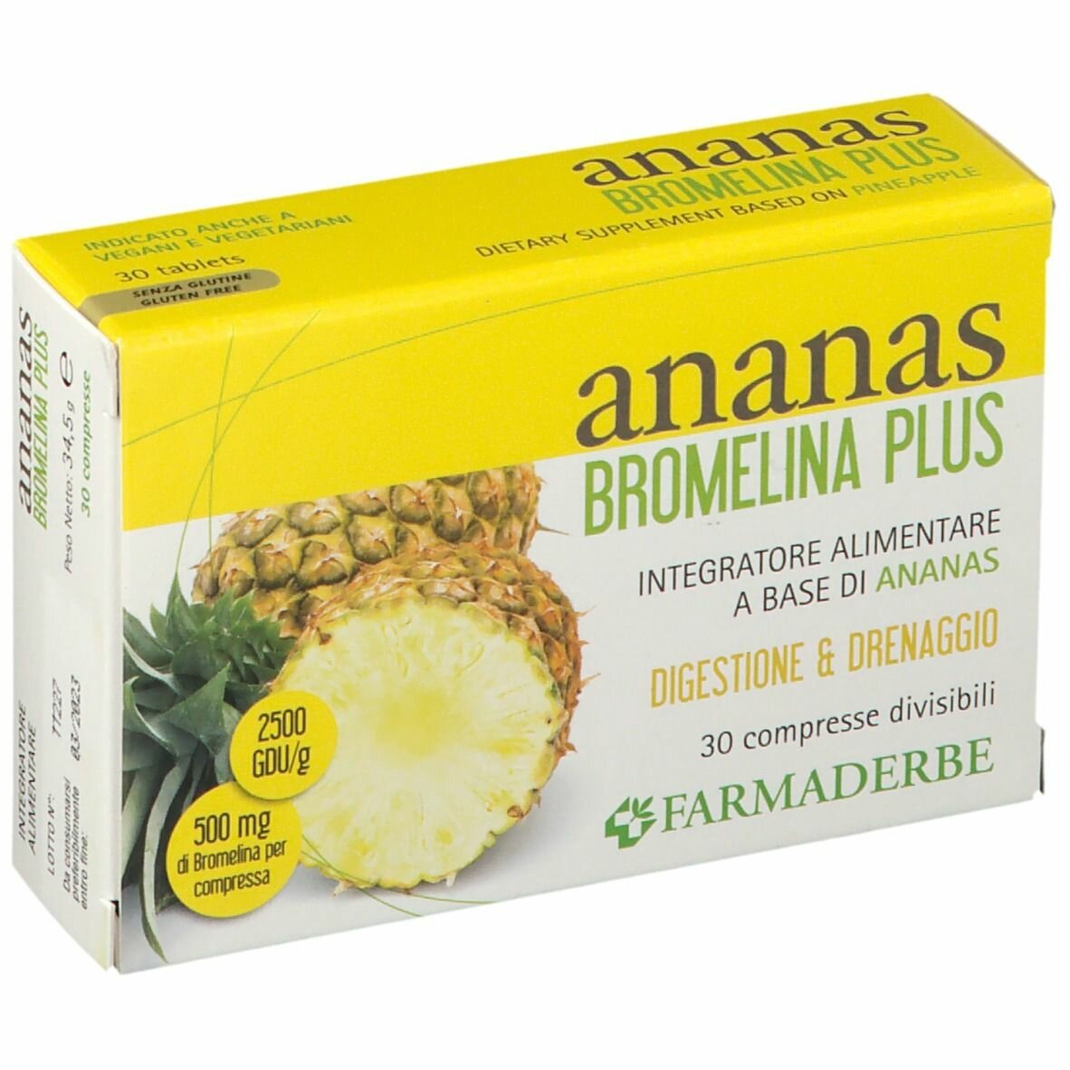 Ananas bromelina plus 30 compresse img