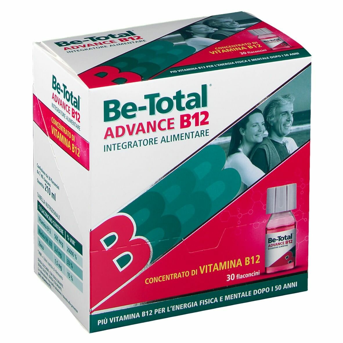 Be-Total Advance B12 Integratore di Vitamina B12 30 Flaconcini img