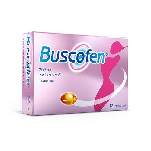 Buscofen 12 capsule molli 200 mg analgesico img