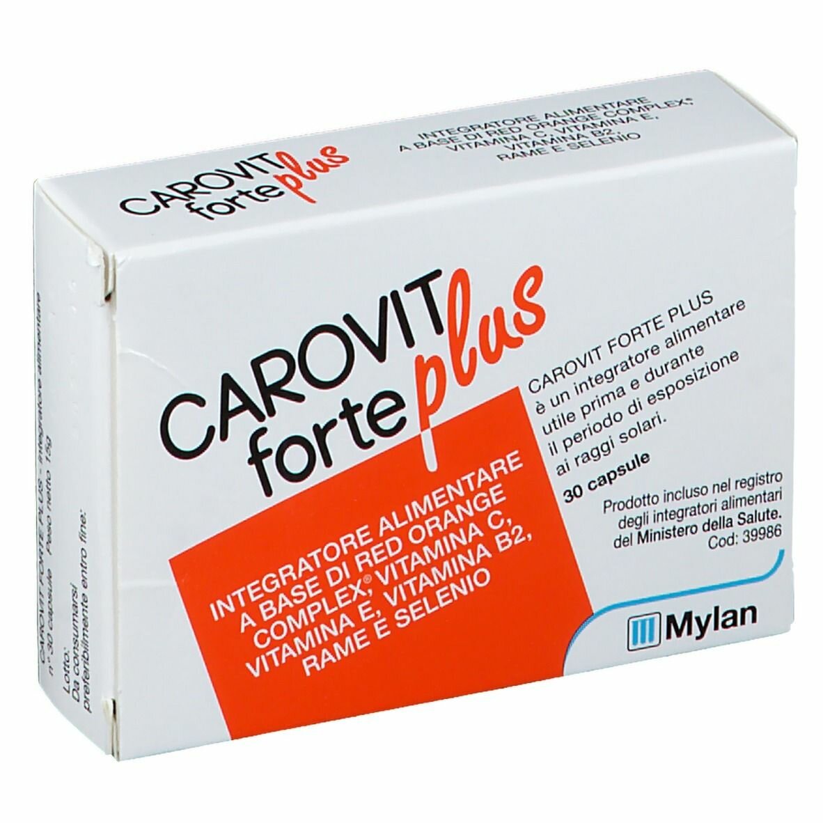 Carovit Forte Plus Integratore Antiossidante 30 capsule img