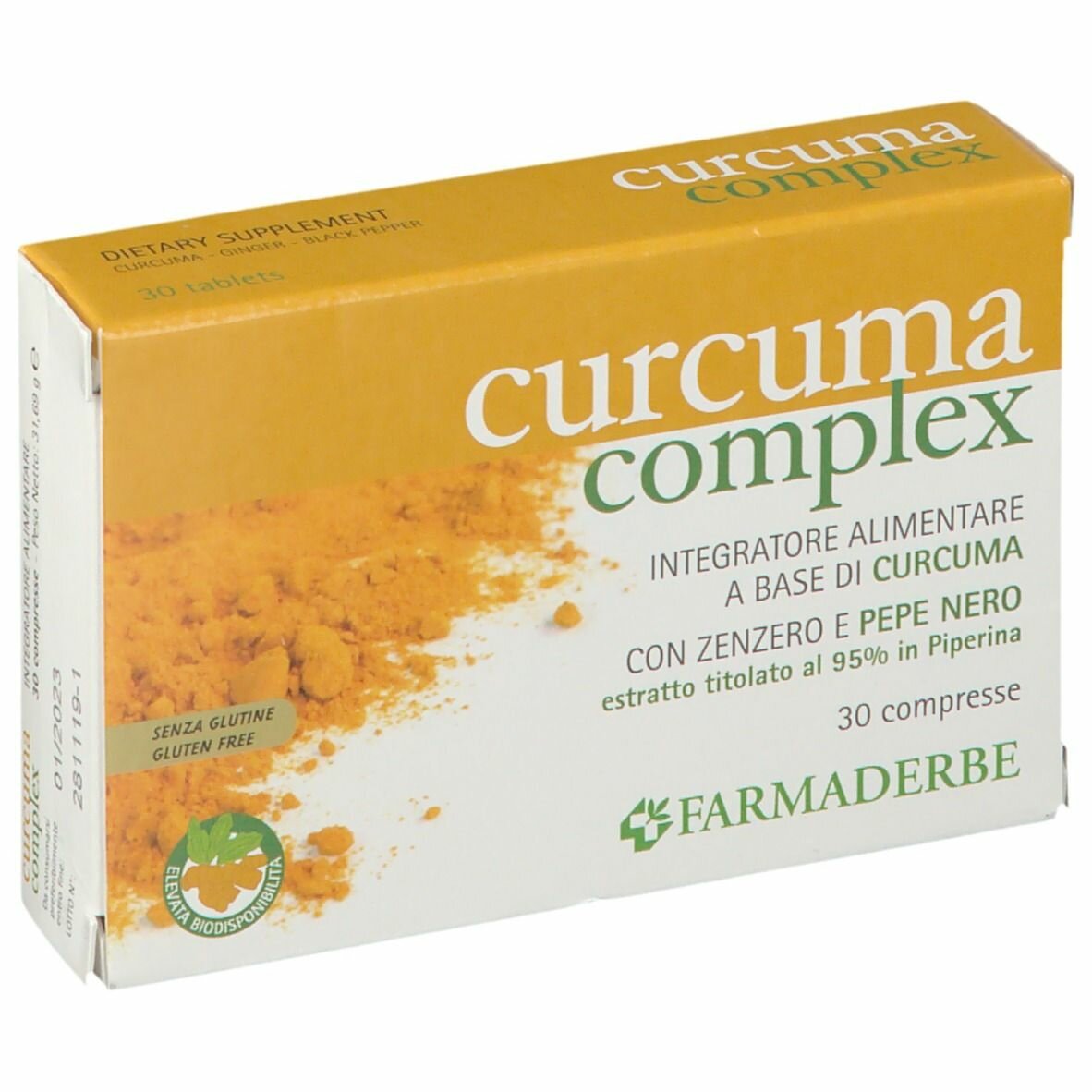 Farmaderbe Curcuma 30 Compresse img