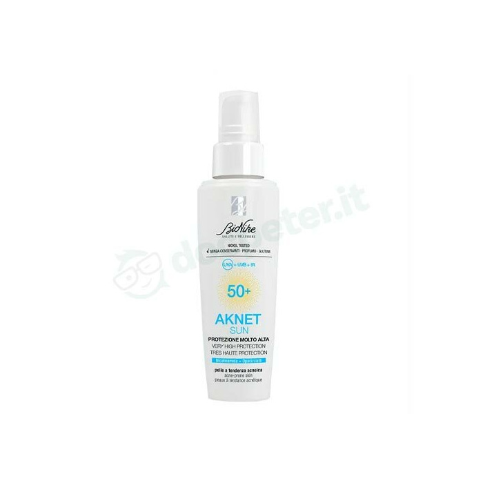 Bionike Aknet Sun SPF50+Protezione Solare Spray 50 ml