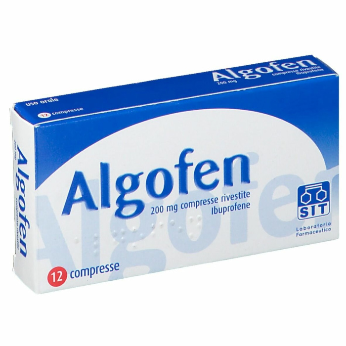 Algofen 200 mg Ibuprofene Analgesico 12 Compresse Rivestite