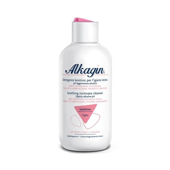 Alkgagin Detergente Intimo Lenitivo a pH Leggermente Alcalino 250 ml