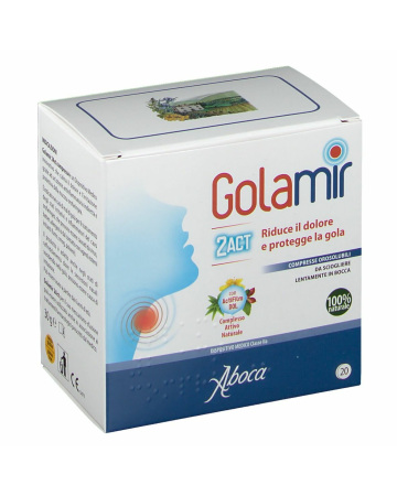 Golamir 2Act per Mal di Gola 20 compresse orosolubili