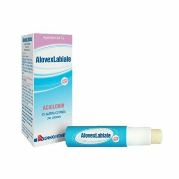 AlovexLabiale Matita Cutanea 5% Aciclovir Herpes 3g