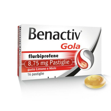 Benactiv Gola Limone e Miele 16 Pastiglie