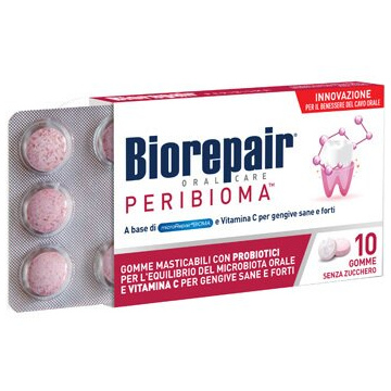 Biorepair peribioma gomme masticabili 10 compresse da 1,2 g