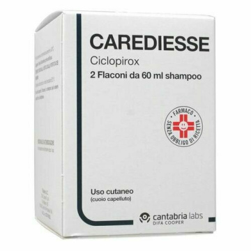 Carediesse Shampoo 10mg/g Dermatite Seborroica 2x60 ml