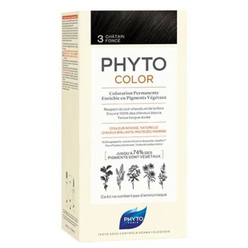 Color kit 3 castano scuro 1 latte 50 ml + 1 crema 50 ml + 1 maschera 12 ml