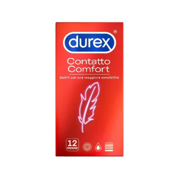 Durex Contatto Comfort 12 Profilattici Sottili