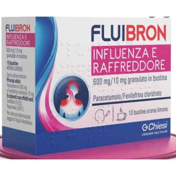 Fluibron influenza e raff 10bs