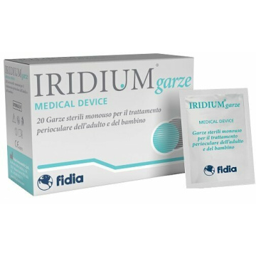 Iridium Garze oculari sterili monouso 20 pezzi
