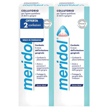 Meridol Collutorio Irritazione Gengivale Bipacco 400+400 ml