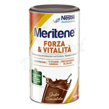 Meritene Forza e Vitalità Gusto cioccolato ricco di vitamine e minerali 270g