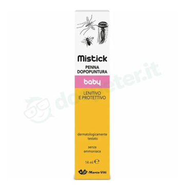 Mistick baby penna gel dopopuntura zanzare in tubo con astuccio