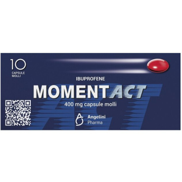 Moment Act 400 mg Ibuprofene Antidolorifico 10 Capsule Molli