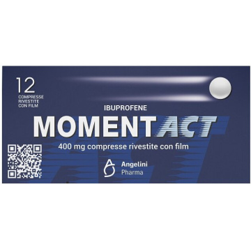 Moment Act 400 mg Ibuprofene Antidolorifico 12 Compresse Rivestite