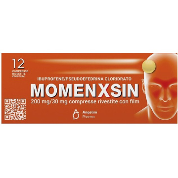 Momenxsin 200mg + 30mg 12 Compresse