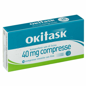 Okitask 40 mg 10 compresse rivestite Ketoprofene 