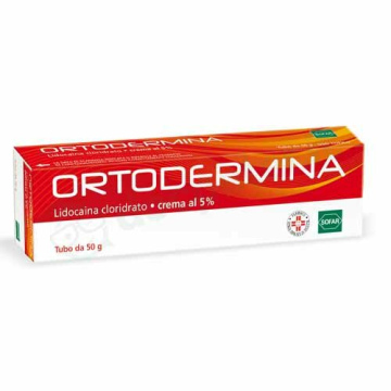 Ortodermina 5% anestetico crema dermatologica 50 g 