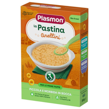 Plasmon la pastina anellini 300g 6 mesi+
