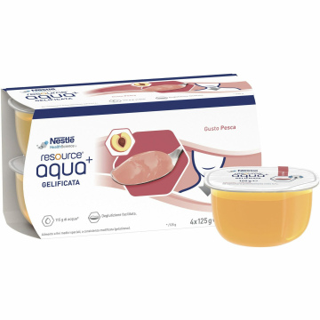 Resource aqua acqua gelificata+peach cup 6 4x125 g