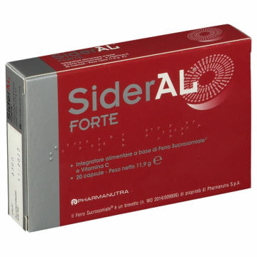 Sideral forte Integratore ferro e Vitamina C 20 capsule