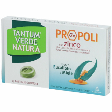 Tantum verde natura eucalipto miele 15 pastiglie gommose