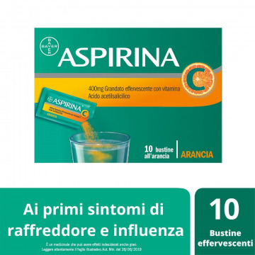 Aspirina Vitamina C 400 mg + 240 mg granulato 10 bustine