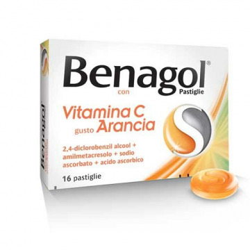 Benagol Vitamina C 16 Pastiglie Gusto Arancia