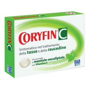 Coryfin c per tosse&raucedine 24caramelle al mentolo