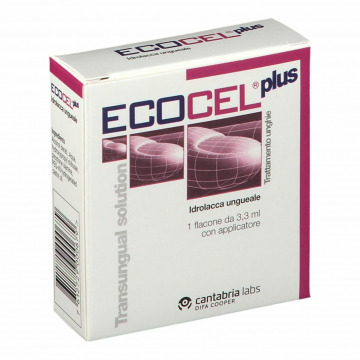 Ecocel plus lacca per unghie fragili e gialle 3,3 ml