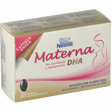 Nestlè Materna DHA integratore Gravidanza 30 capsule