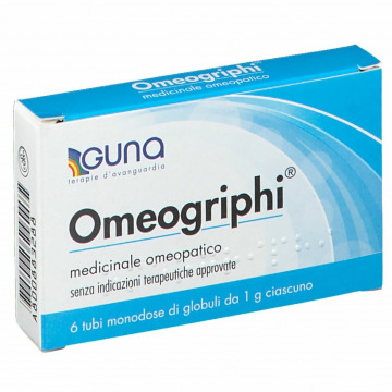 Omeogriphi Globuli Medicinale Omeopatico 6 tubi 1 g