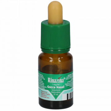 Rinazina Adulti 0,1% Gocce Nasali Decongestionanti 10 ml 10 mg