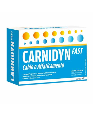 Carnidyn Fast Magnesio e Potassio Integratore 20 Bustine