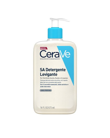 CeraVe Detergenza con Texture Gel non Schiumoso che Deterge, Esfolia e Leviga la Pelle, Proteggendola. 473 ml