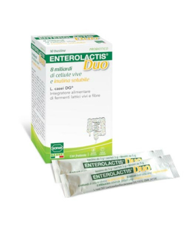 Enterolactis Duo Integratore Benessere Intestinale 10 Bustine