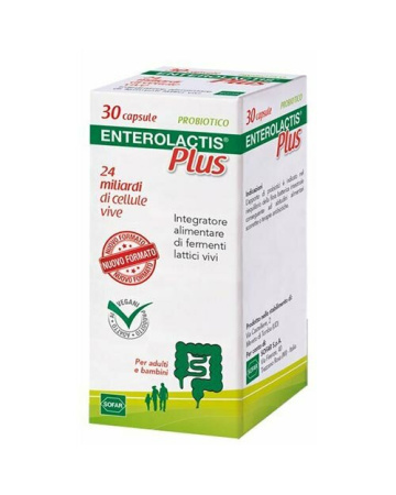 Enterolactis Plus con Fermenti Lattici Vivi 30 capsule