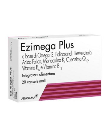 Ezimega Plus Integratore alimentare colesterolo 20 capsule
