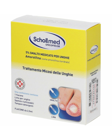 Schollmed 5% micosi smalto medicato unghie 2,5 ml 