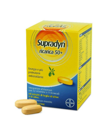 Supradyn Ricarica 50+ Integratore Vitamine e Minerali 30 compresse