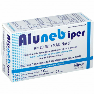 Aluneb Iper Kit Ipertonico + MAD Nasal Nebulizzatore 