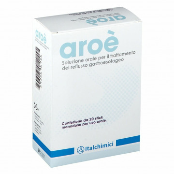 Aroè Soluzione Orale per Reflusso Gastroesofageo 20 stick monodose  10 ml 