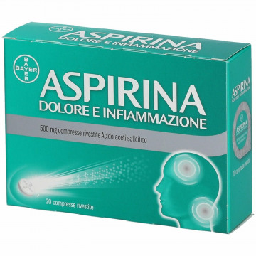 Aspirina Dolore e Infiammazione 20 compresse 500 mg