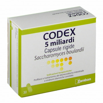 Codex 5 miliardi fermenti 250 mg 30 capsule