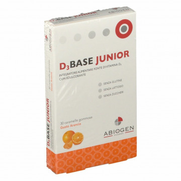 D3base junior 30 caramelle gommose arancia