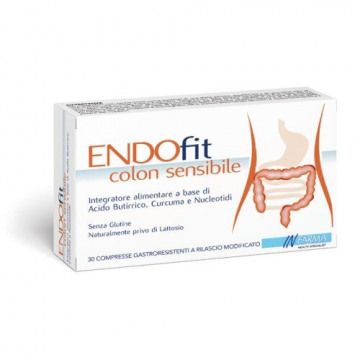 Endofit colon sensibile 2 blister da 15 compresse gastroresistenti a rilascio modificato