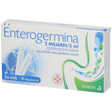 Enterogermina 2mld per flora batterica 20 flaconi